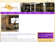 Tablet Screenshot of longislandcarecenter.com